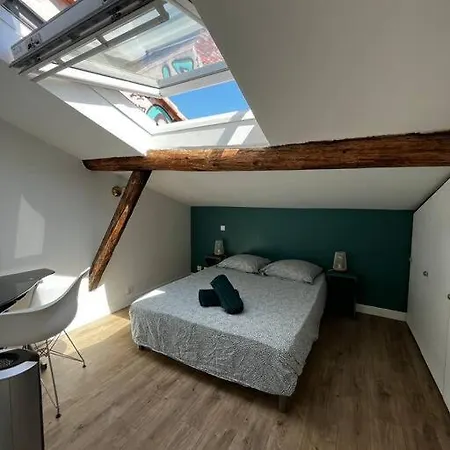 Charmant T2 Au Coeur De Toulouse Quartier Carmes/Esquirol Buitenkant foto